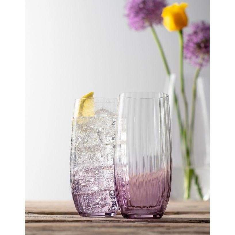 Galway Crystal Erne Hiball Glass Amethyst