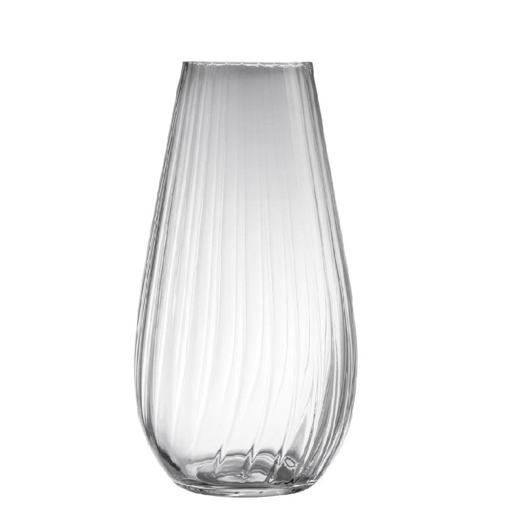 Galway Crystal Erne 9.5" Vase A pattern taking inspiration from the River of the same name. Rising in County Cavan and rippling throughout Fermanagh then turning west into Donegal Bay.