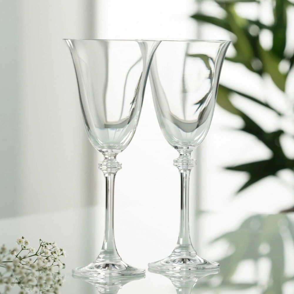 Galway Crystal Liberty Goblet Pair  Our beautiful ranges of tabletop stemware and giftware reflect these influences in their timeless elegance. Galway Crystal does not shy away from the modern look however with the creation of simplistic, fluid yet stylish patterns that reflect the modern lifestyle.