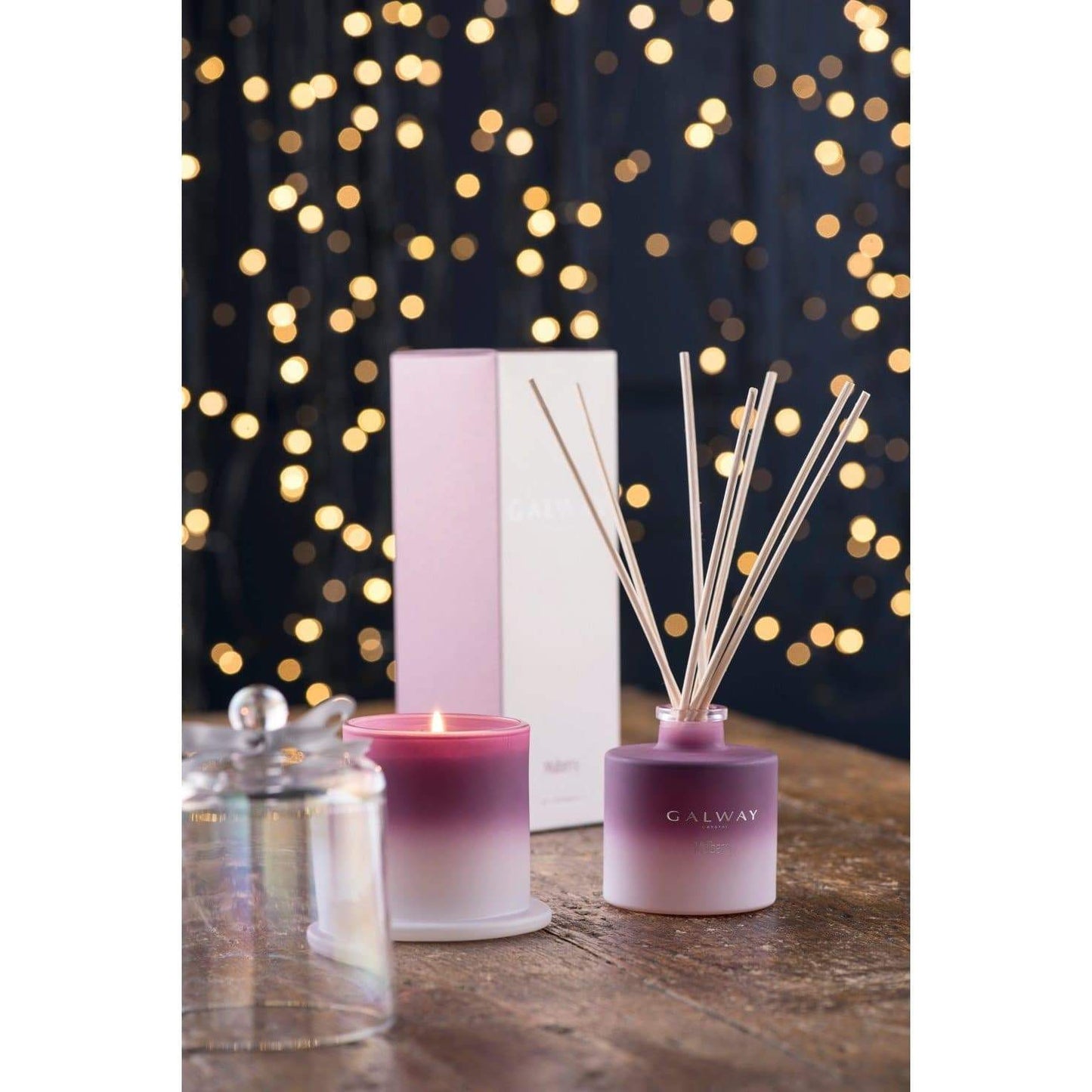 Galway Crystal Mulberry Gift Set