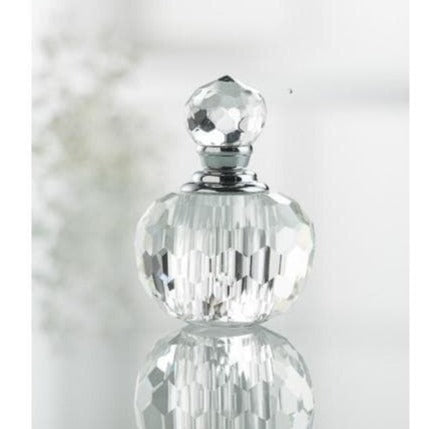 Galway Crystal Savoy Mini Perfume Bottle Clear