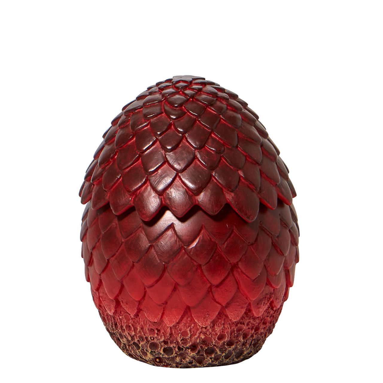Department 56 Game of Thrones Dragon Egg Trinket Box Drogon is the last known Dragon in existence and the personal mount of Daenerys. Known for his black and red scale he strikes a terrifying and imposing presence. But you can forget that he came from something so small as this egg.