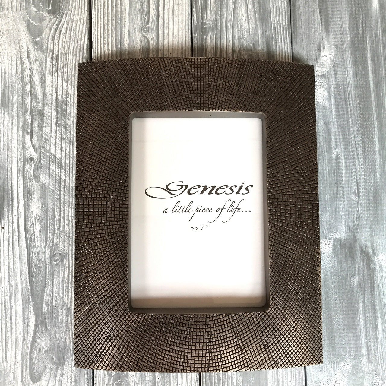 Genesis Georgia Picture Frame 7 x 5 in  Genesis Fine Arts has evolved into a much loved and world famous Irish brand to produce a striking range of handcrafted cold cast bronze sculptures.