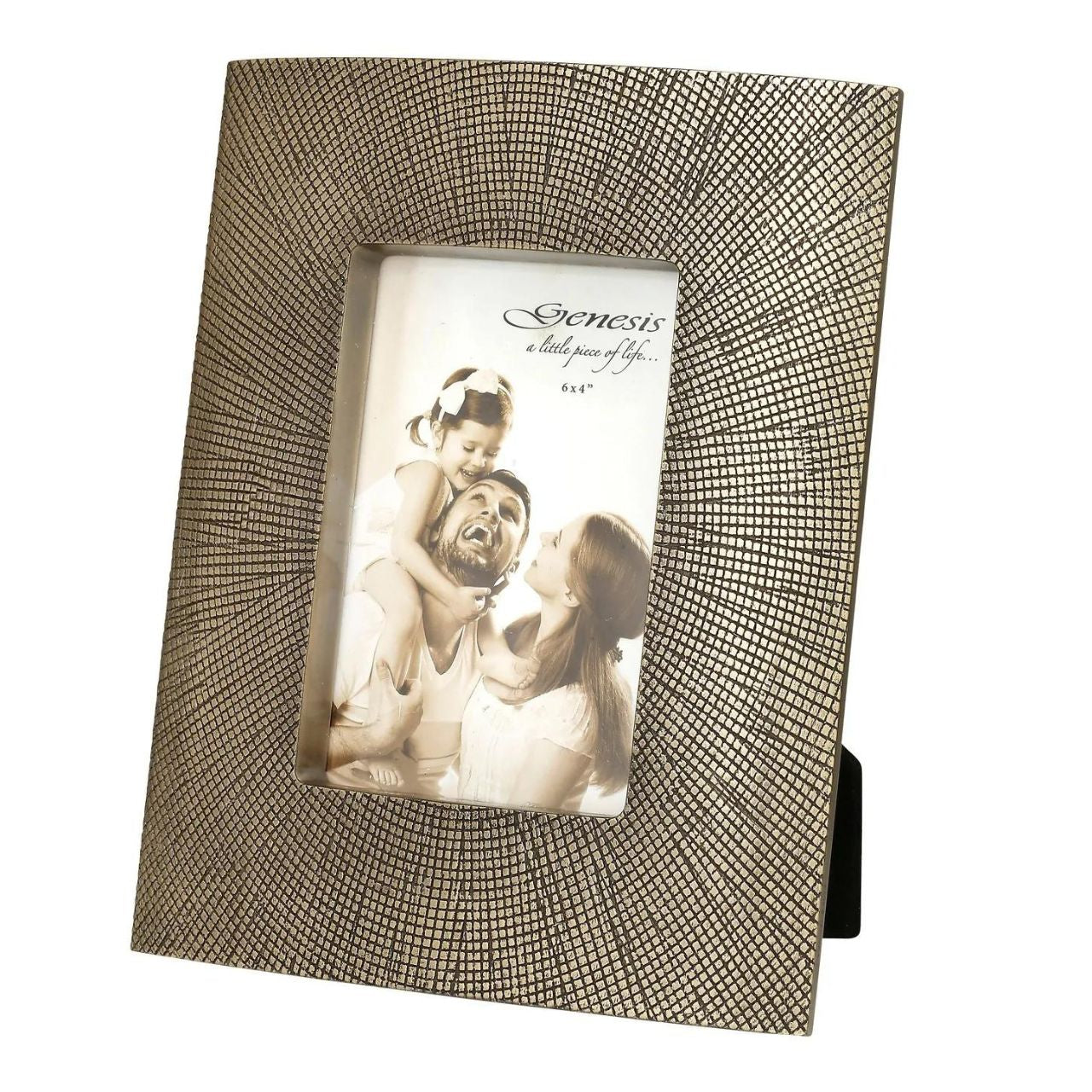 Genesis Georgia Picture Frame 6 x 4 Genesis Fine Arts has evolved into a much loved and world famous Irish brand to produce a striking range of handcrafted cold cast bronze sculptures.