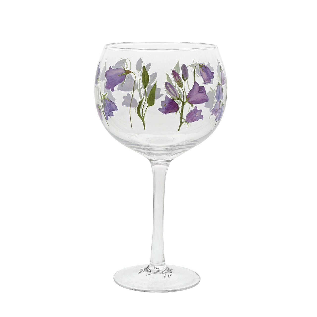 Ginology Bluebell Copa Gin Glass Beautiful in blue, this Bluebell Gin glass is perfect for your garden parties. We recommend pairing our Bluebell glass with a premium Gin and a floral tonic Garnish with pretty blue flowers to make your drink look even cuter.