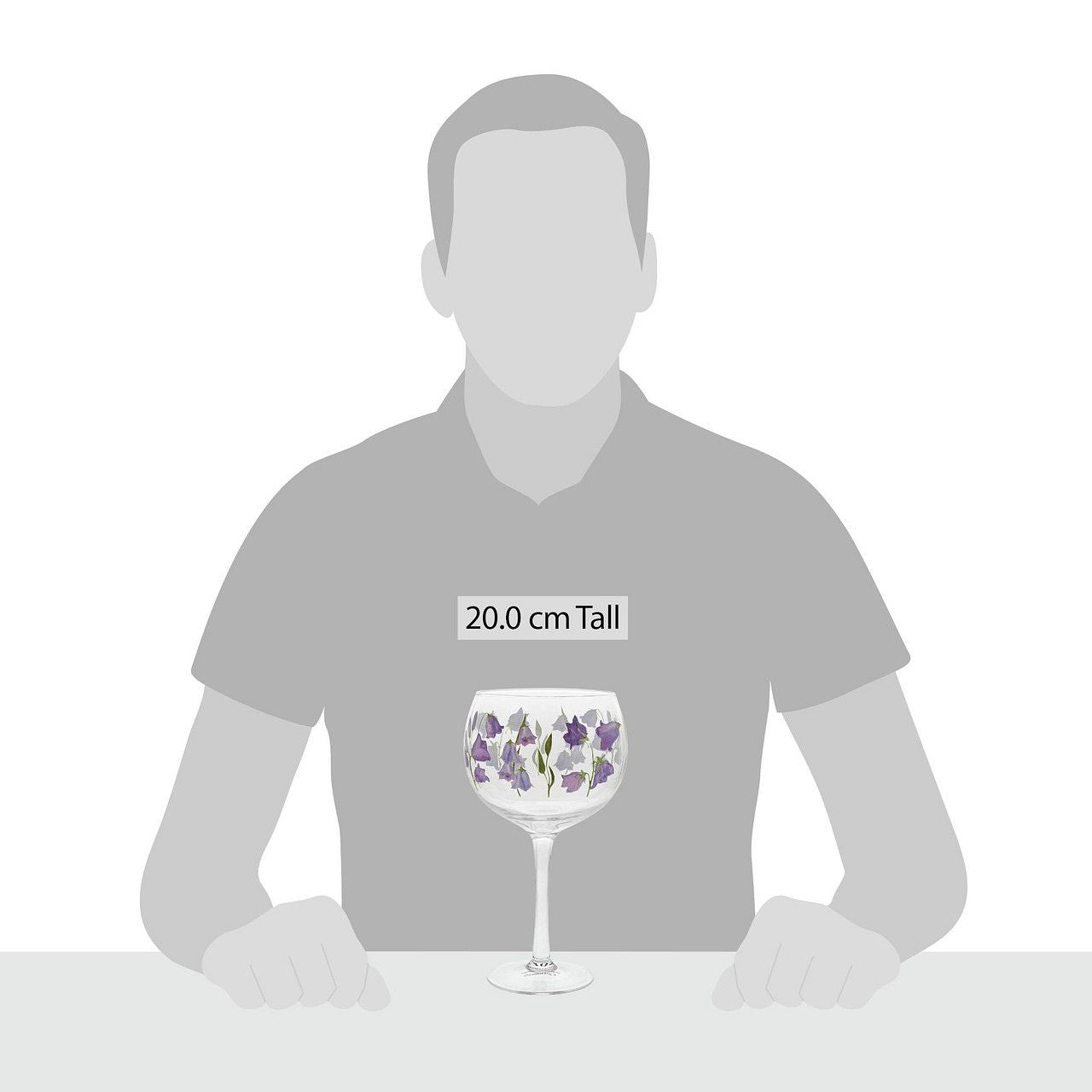 Ginology Bluebell Copa Gin Glass Beautiful in blue, this Bluebell Gin glass is perfect for your garden parties. We recommend pairing our Bluebell glass with a premium Gin and a floral tonic Garnish with pretty blue flowers to make your drink look even cuter.