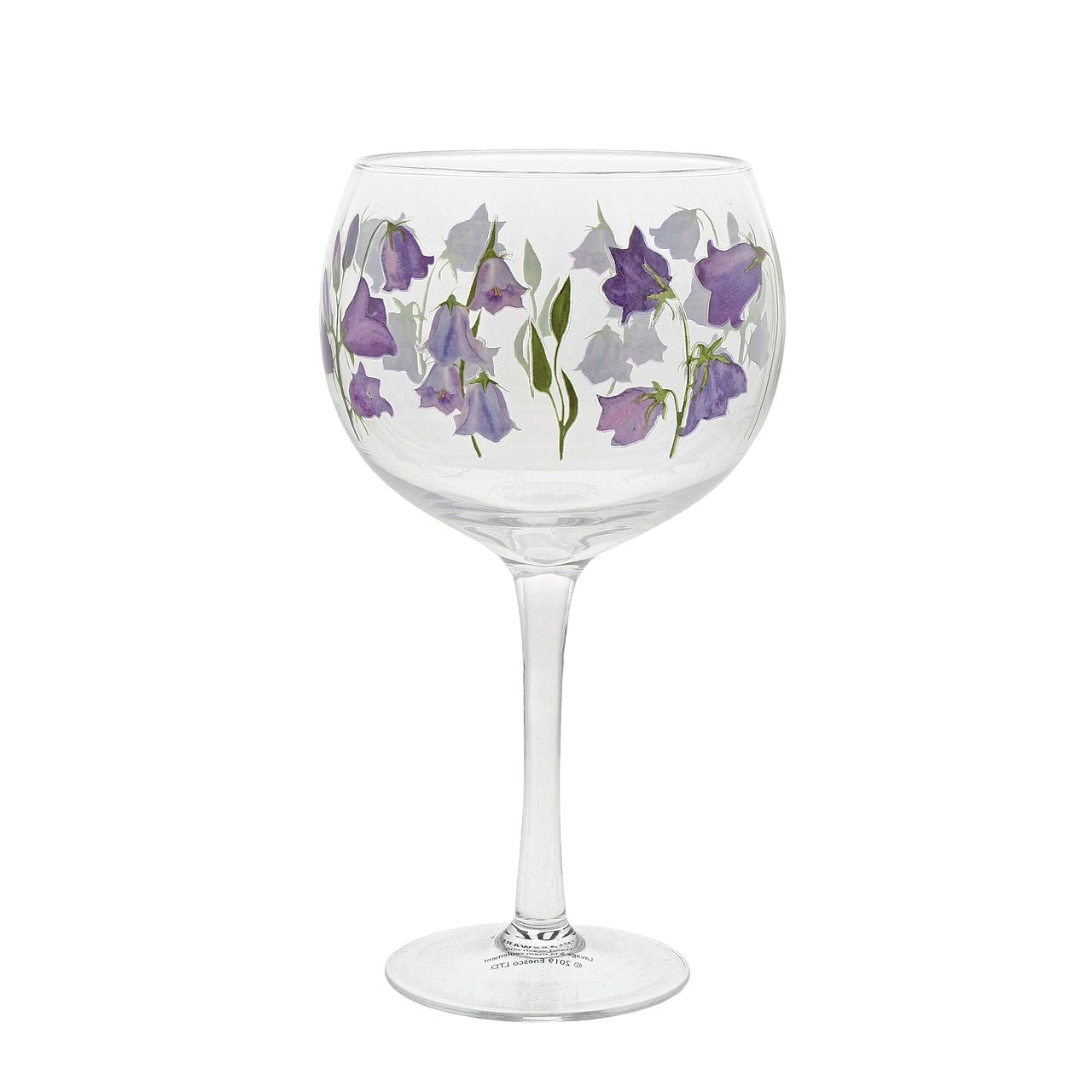 Ginology Bluebell Copa Gin Glass Beautiful in blue, this Bluebell Gin glass is perfect for your garden parties. We recommend pairing our Bluebell glass with a premium Gin and a floral tonic Garnish with pretty blue flowers to make your drink look even cuter.