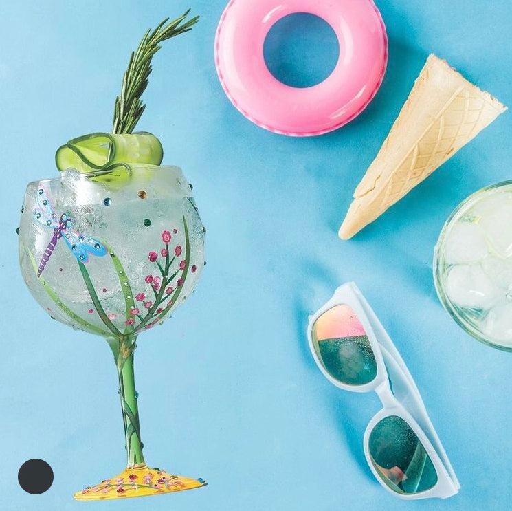 Lolita Dragonfly Gin Glass