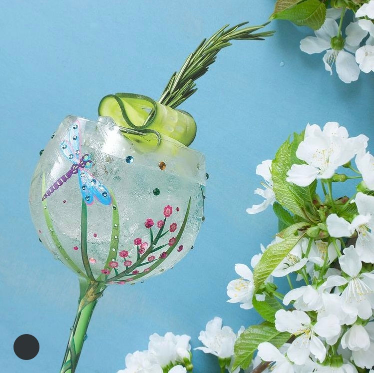 Ginology Lolita Dragonfly Gin Glass