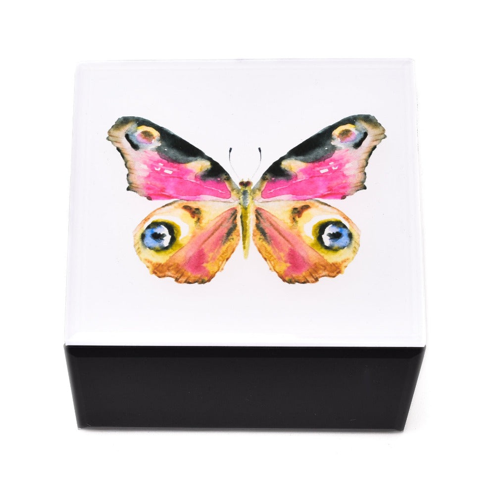 Glass Butterfly Jewellery Box Bring some sweet contemporary style to the home with this gorgeous trinket box. From the Wildflower collection by HESTIA® - homeware inspired by the Great British outdoors.