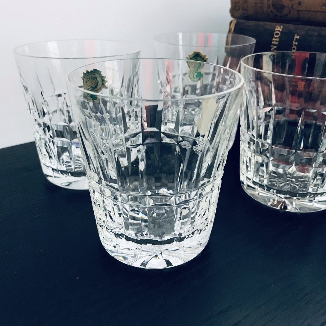 Waterford Crystal Glenmore 9oz Tumblers A range of beverages can be enjoyed in our Glenmore crystal tumblers that have been crafted to enhance the flavors and aromas of your drink.