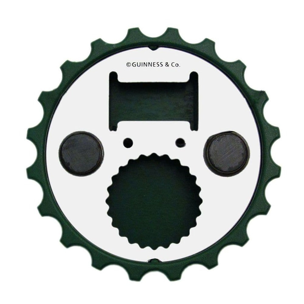 Green Guinness Label Fridge Magnet Bottle Opener  Guinness Ireland Collection bottle opener  Guinness Official Merchandise
