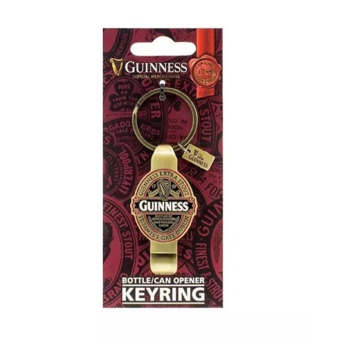 Guinness Ruby Red Classic Collection Label Bottle Opener Keyring Classic Collection Guinness Official Merchandise