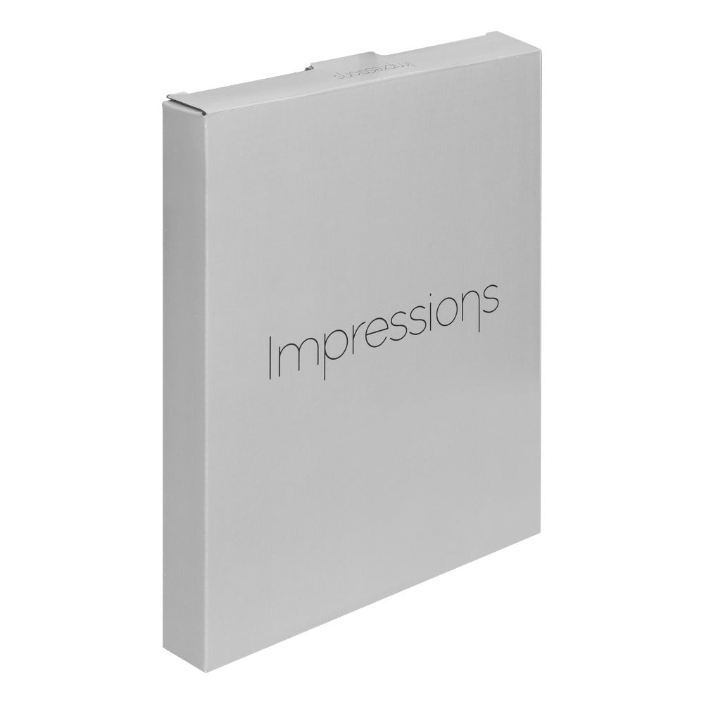 Impressions Silver Plated Hinged Double Frame 4" x 6" A hinged silver plated double aperture photo frame from IMPRESSIONS® by Juliana.