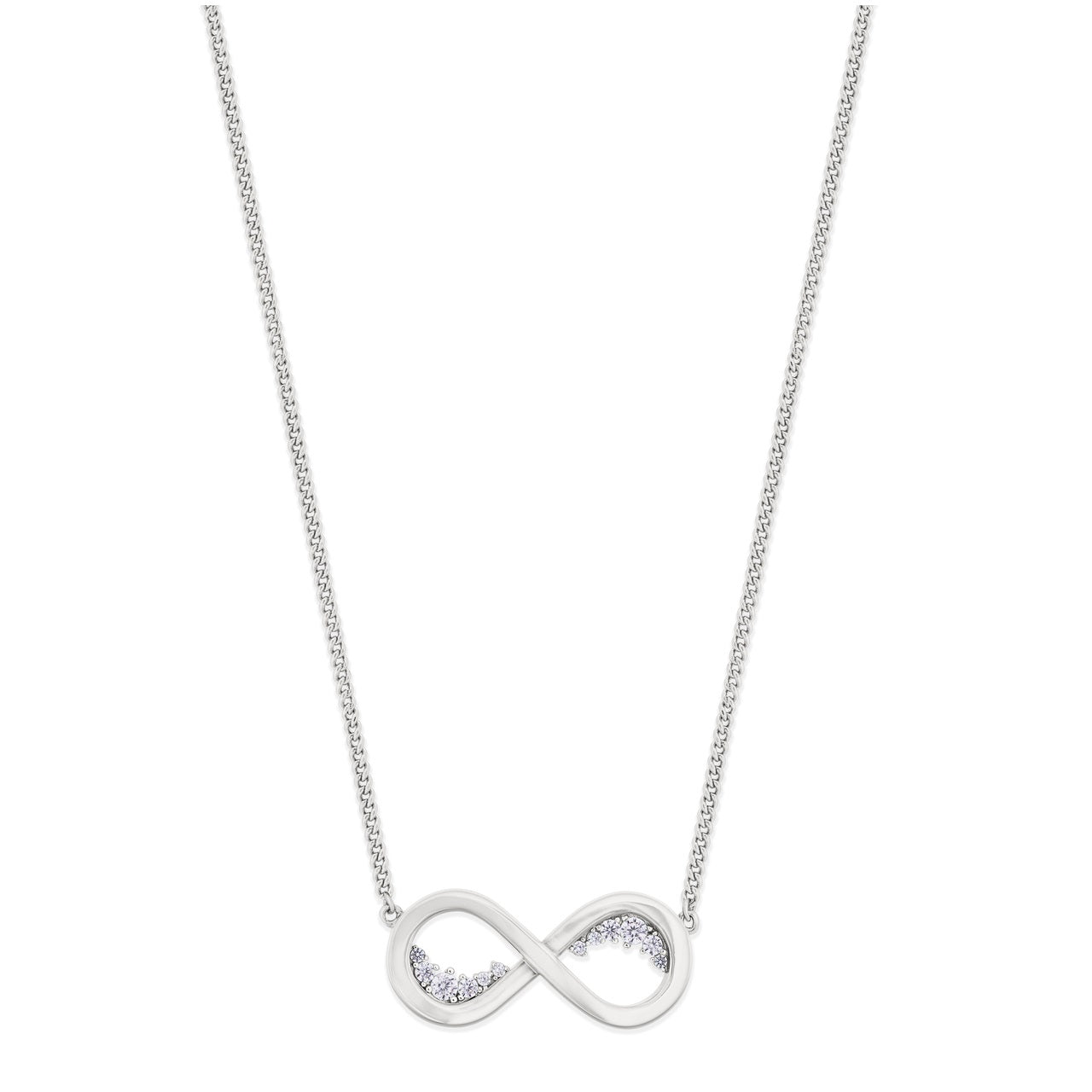 Tipperary Crystal Infinity Pendant Inside Pave