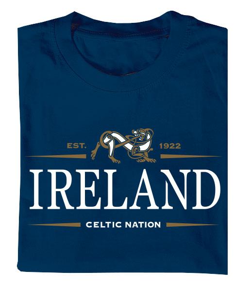 Cara Craft Ireland Celtic Nation T-shirt Navy