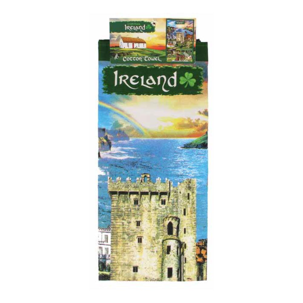 Ireland Montage Cotton Towel