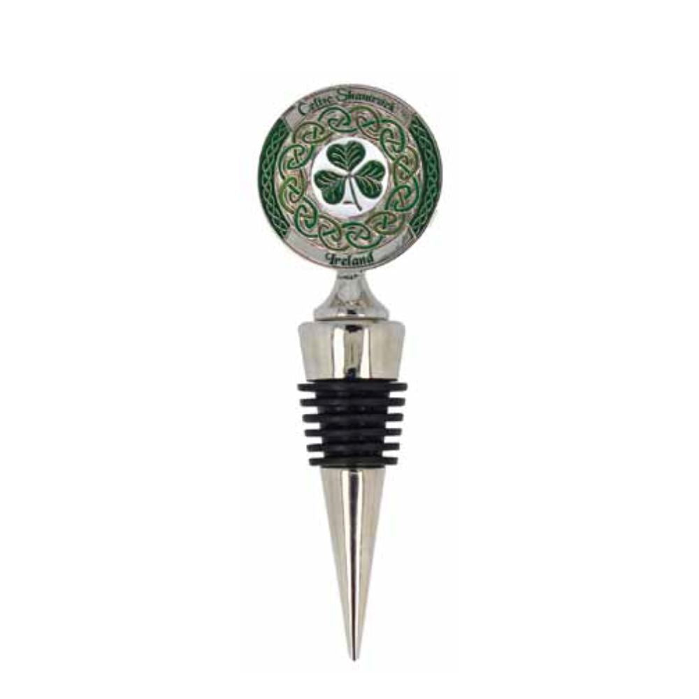 Irish Bottle Stopper Shamrock