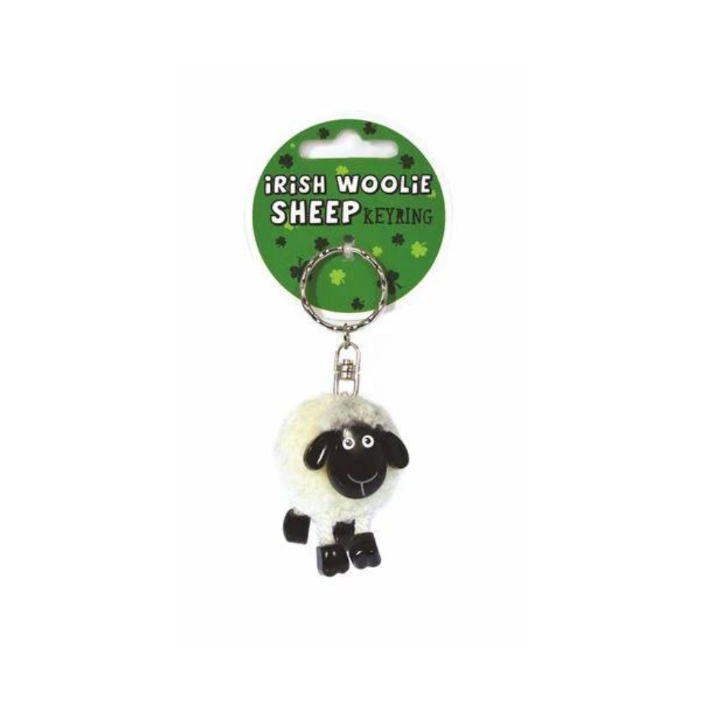 Irish Woolie Sheep Keyring Woolly Sheep Keyring