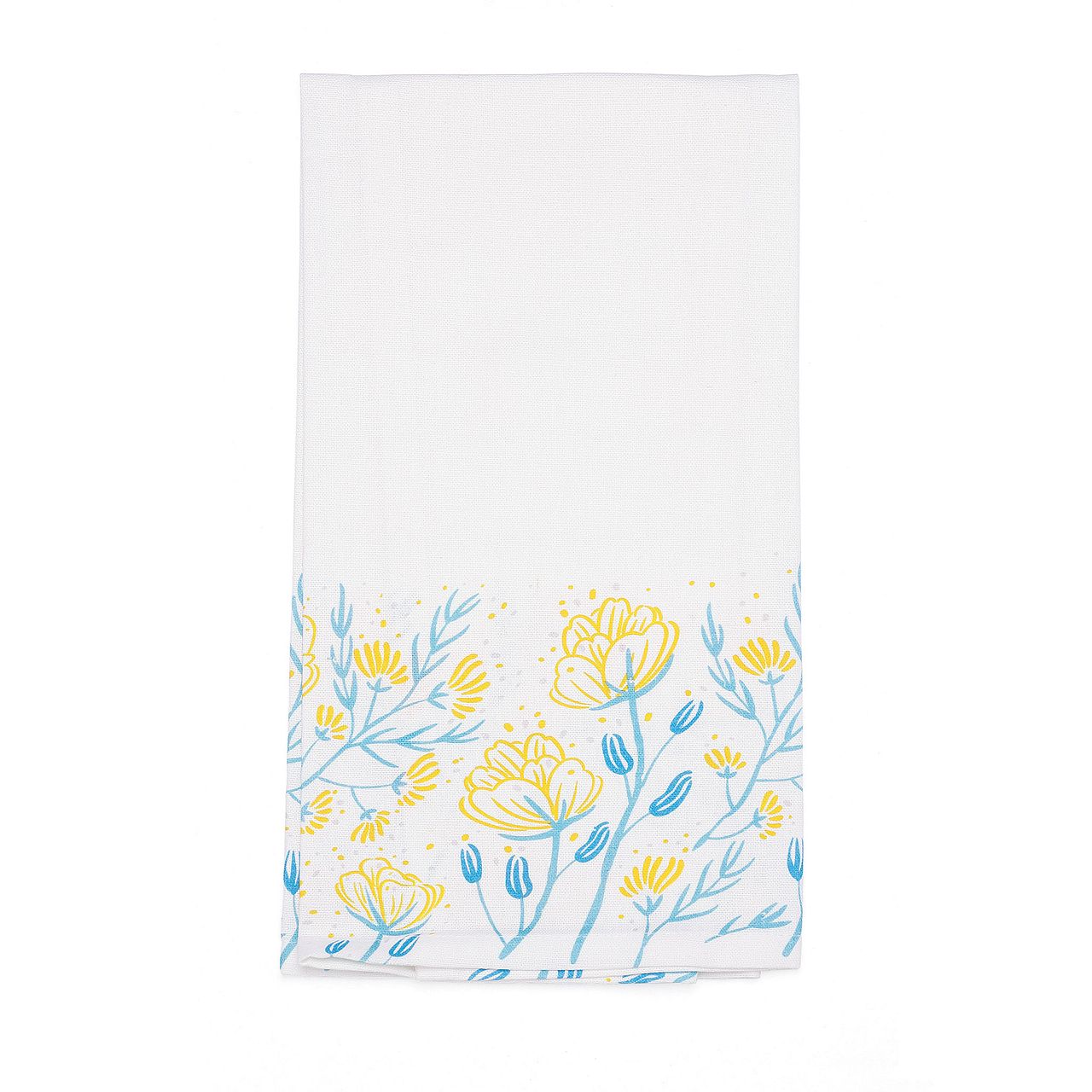 Izzy & Oliver Strawflowers Tea Towel Made from absorbent material, this towel is great for drying glasses, but also makes a decorative statement. Perfect for everyday use or gift giving.