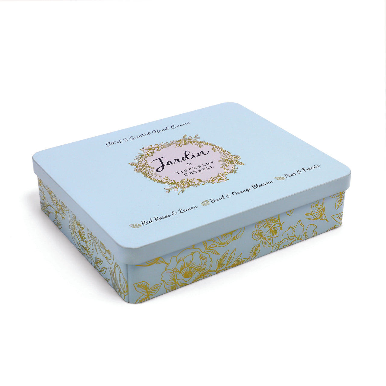 Tipperary Crystal Jardin Handcream Set - Basil, Pear & Freesia (Set of 3)