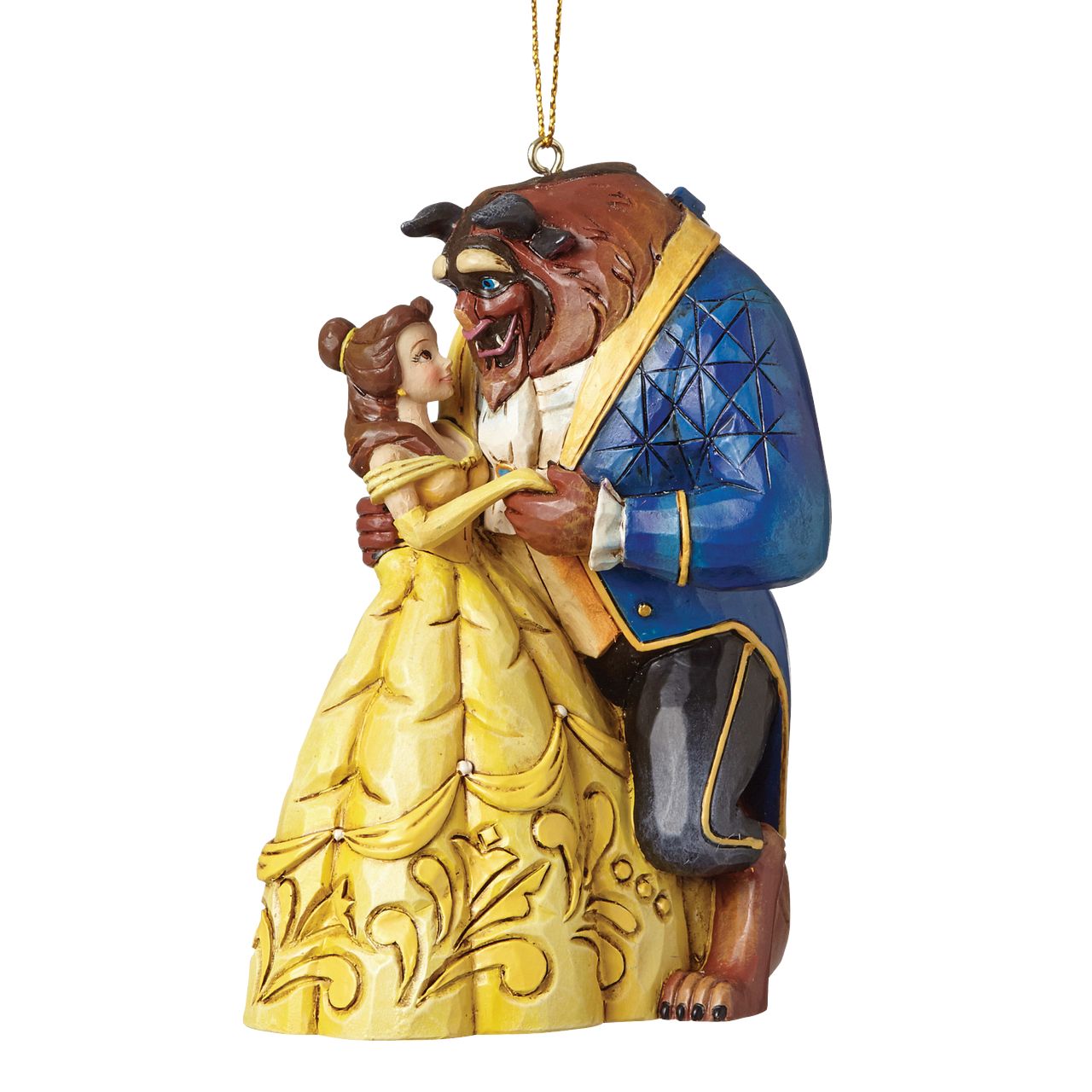 Disney Beauty and The Beast Hanging Ornament This Beauty & The Beast cast stone hanging ornament is sure to add Disney's magic and romance to your Christmas tree. Bestseller.