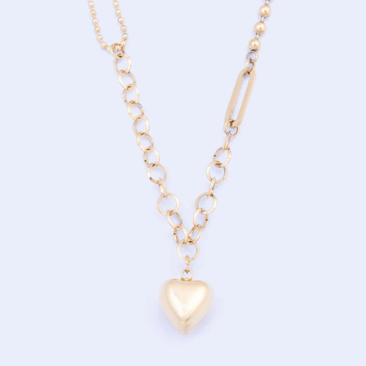 Heart Necklace by Knight & Day Beautiful heart necklace with variety of chains. Length 50 + 5cm extension. Gold plating.