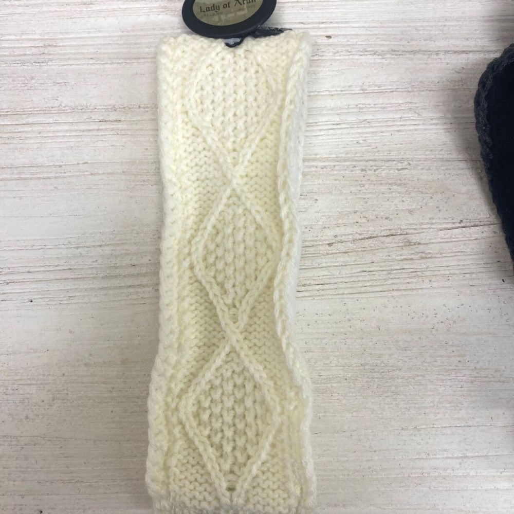 Lady of Aran Headband - Natural Man of Aran range is inspired by the beauty of the rugged Irish Landscape. We have created this collection to present everything that it means to be Irish. Our designs have been inspired by Irish craft skills passed down through generations to create.