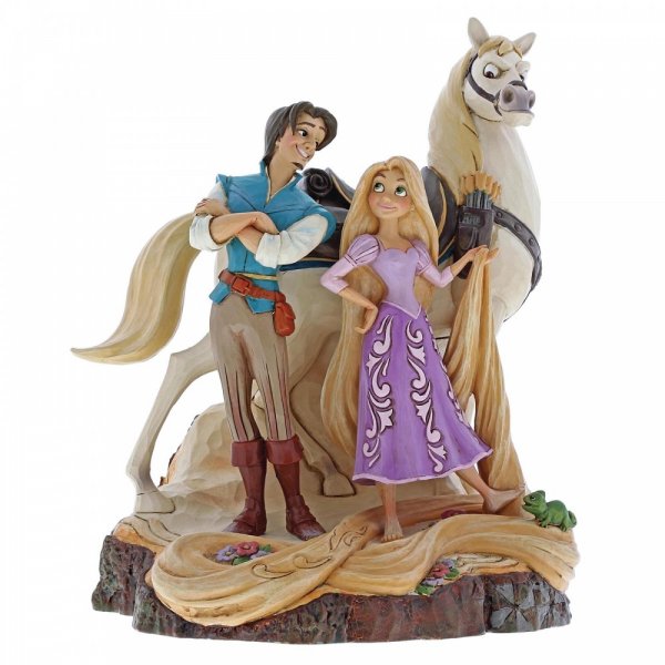 Live Your Dream (Carved by Heart Tangled Figurine) After a daring, narrow escape, Tangled's Rapunzel and Flynn Rider are determined to live their dreams - they'll soon discover their new dreams are each other.