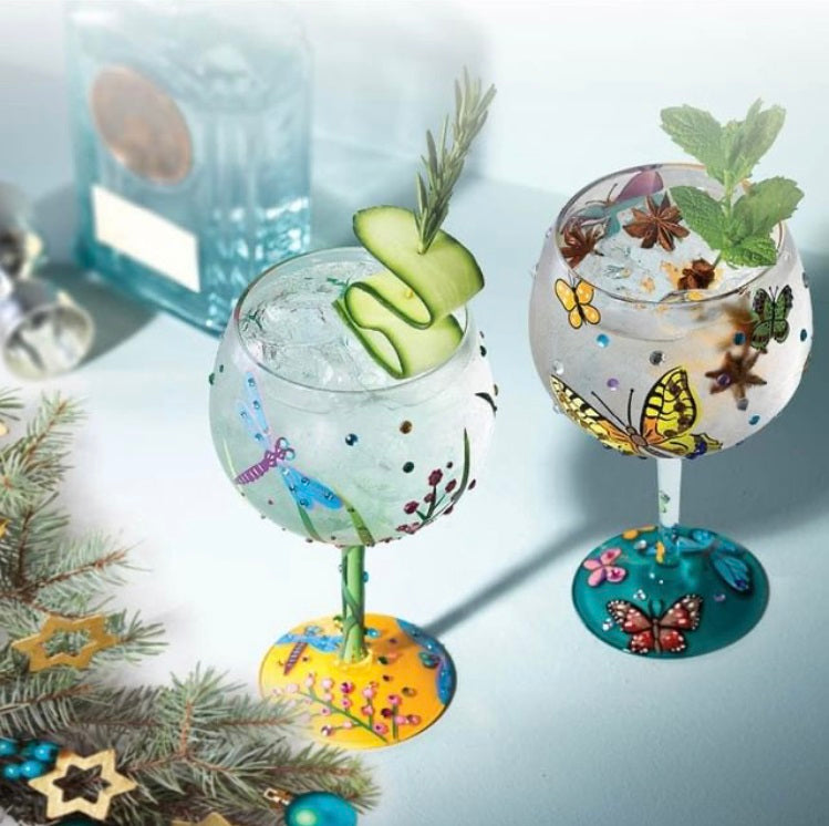 Lolita Dragonfly Gin Glass