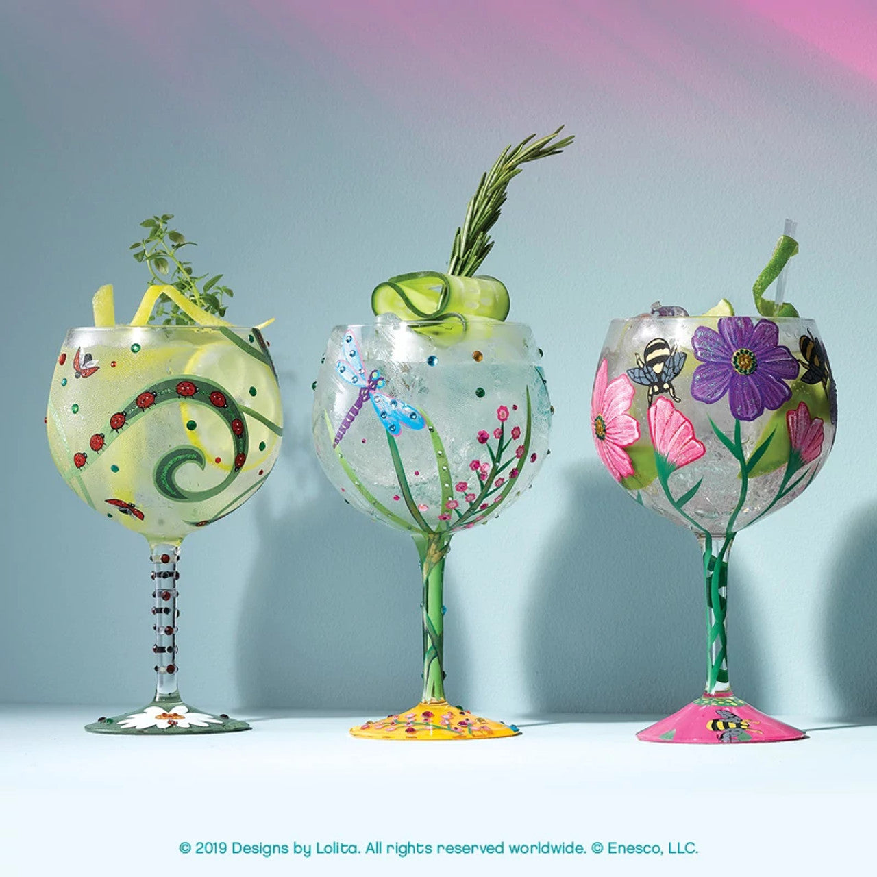 My Drinking Garden Gin Glass Bring your magical garden to the table with this whimsical wine glass. The perfect complement to any dinnerware style, watch your dinner party blossom into the garden of your dreams.