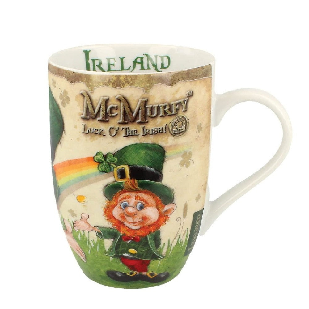 McMurfy Luck O' The Irish Leprechaun Mug Ceramic Mug