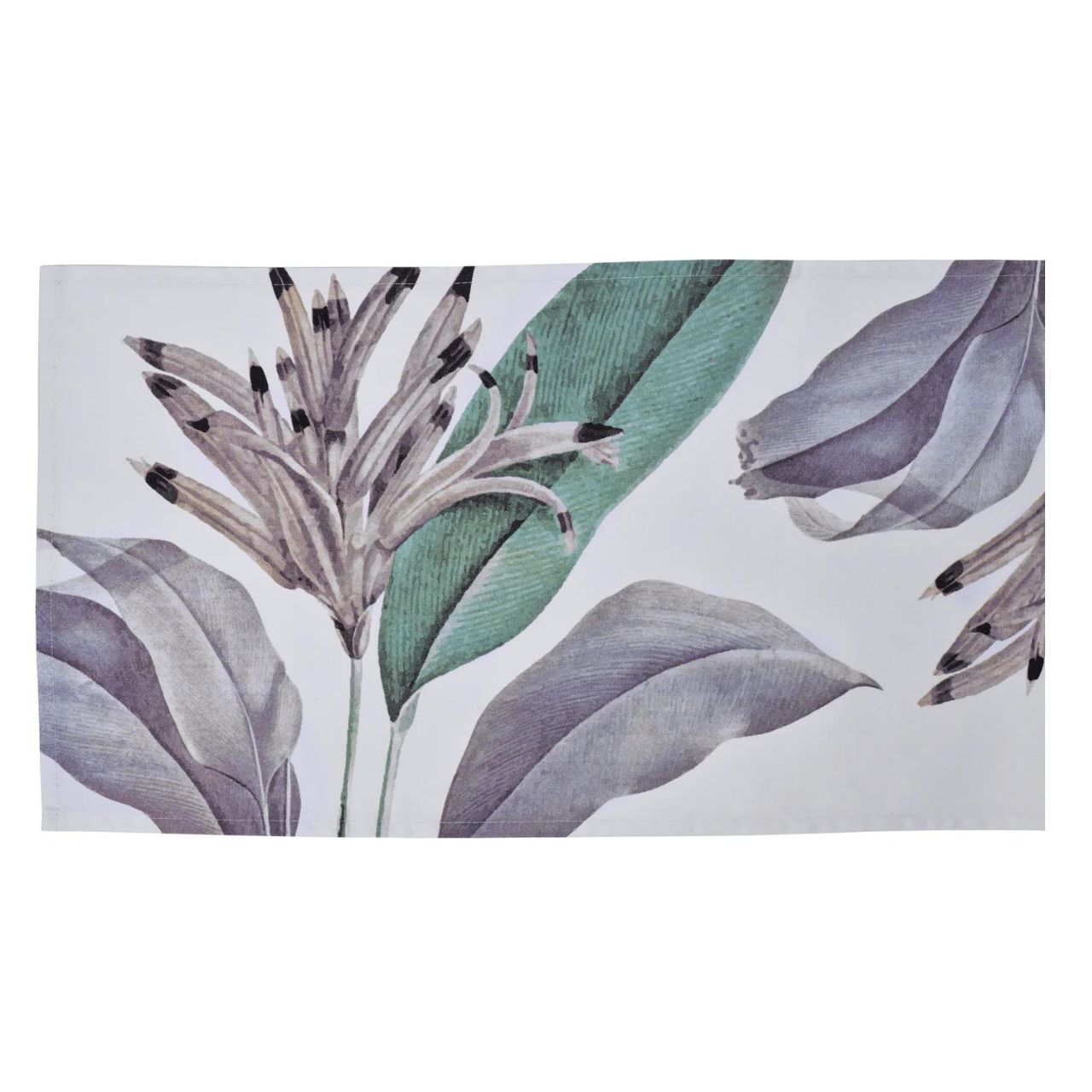 Birds of Paradise Table Runner by Mindy Brownes Interiors A beautiful table runner. - Inspired with classic shades of green, gold & grey. - Ideal house warming gift, new home, birthday, or general occasion. - Part of the Birds Of Paradise Collection.