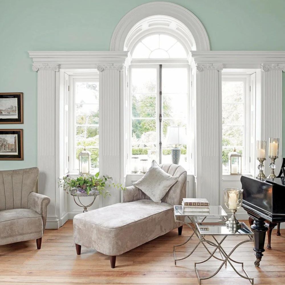 Mindy Brownes Madison Tables Set of 2 Art deco in style, two tiered tables suited to sit beside one another. Champagne gold colour in finish, mirrored top.