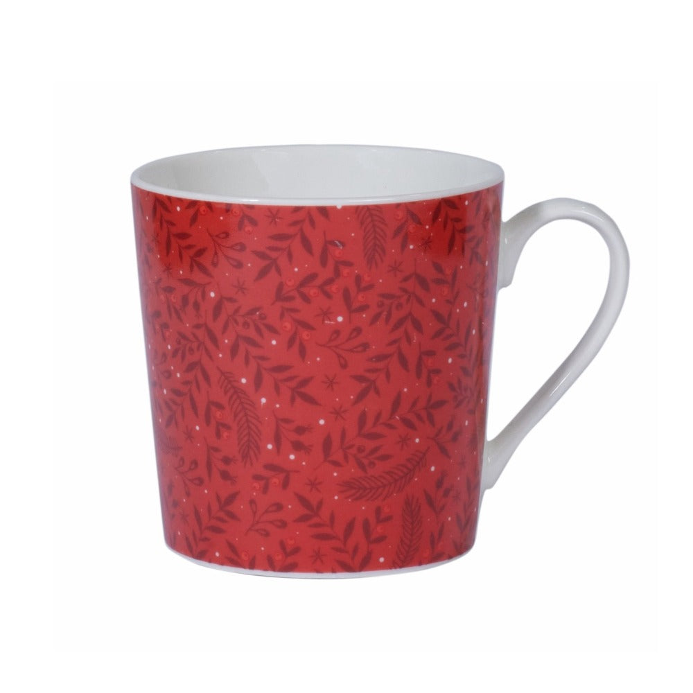 Mindy Brownes Midnight Blue & Red Berry Christmas Mugs Set of 6 Introducing our set of 6 Christmas Cup. These beautifully crafted and designed Christmas cups are an ideal choice for tea, coffee or a hot chocolate curled up beside the fire on a cold winters evening.