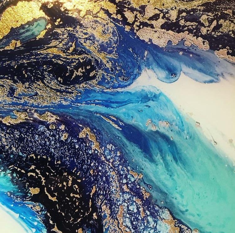Mindy Brownes Serving Tray Marine Wonder