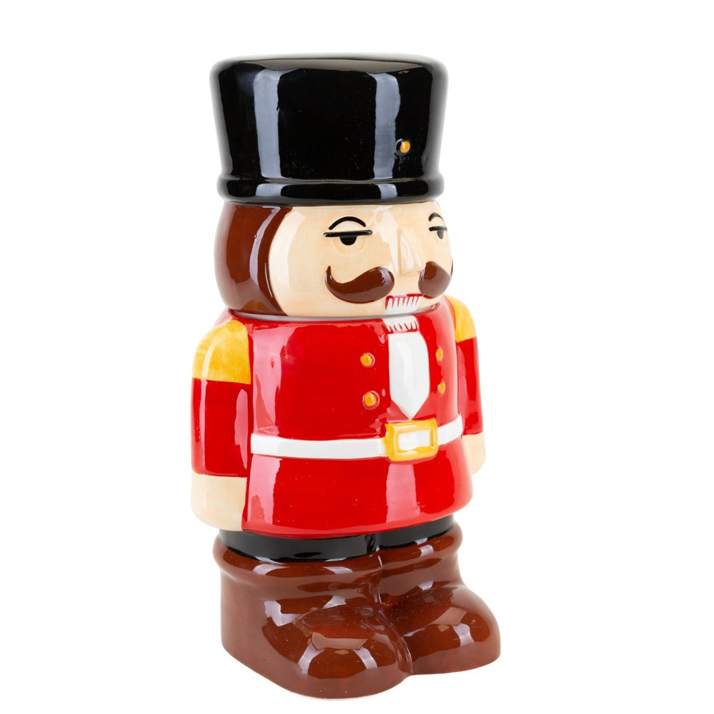 Christmas Nutcracker Cookie Jar Bring some festive magic to the dinner table this season with this novelty nutcracker cookie jar. From The Toy Shoppe by North Pole Novelties Co. - the one stop shop for Christmas cheer!