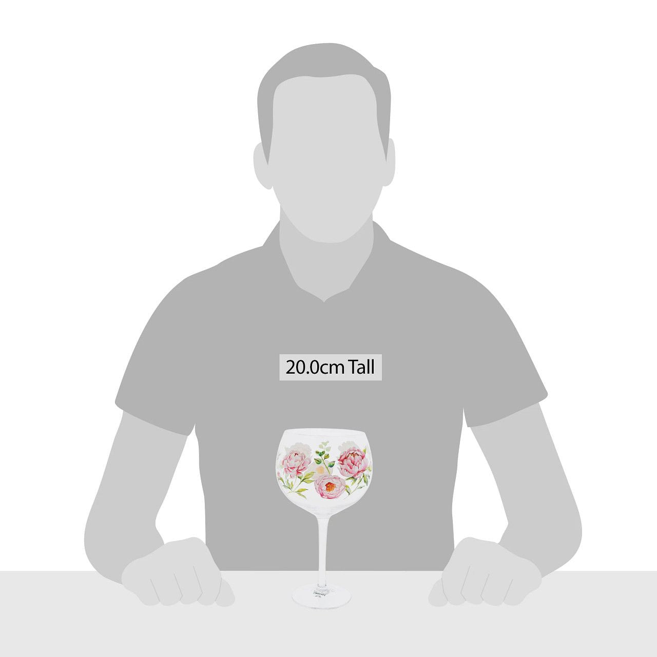 Ginology Peonies Copa Gin Glass Embody romance, prosperity, good luck and bravey through our Peonies Copa Gin Glass. A glass that can be given to a friend, loved one, graduate or a pick me up gift. It is perfect paired with their favourite bottle of gin.