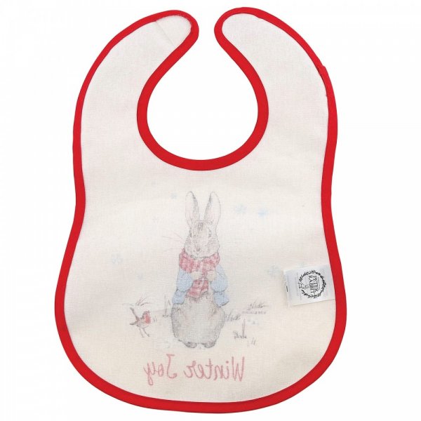 Peter Rabbit Christmas Bib