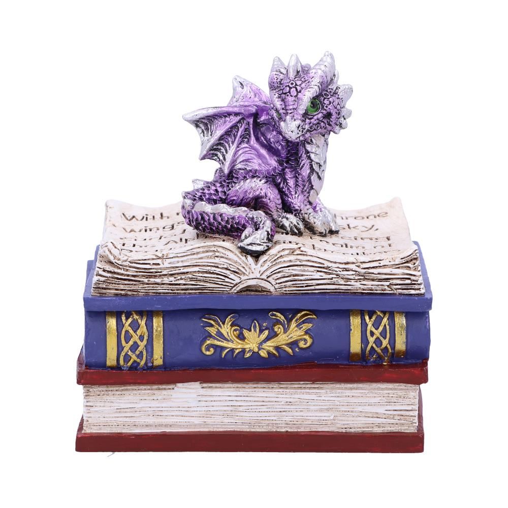 Nemesis Now Purple Dragonling Diaries Dragon Book Box