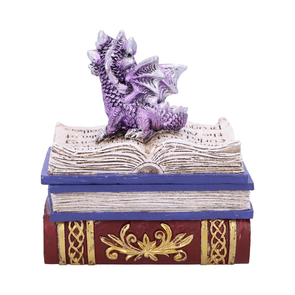 Nemesis Now Purple Dragonling Diaries Dragon Book Box