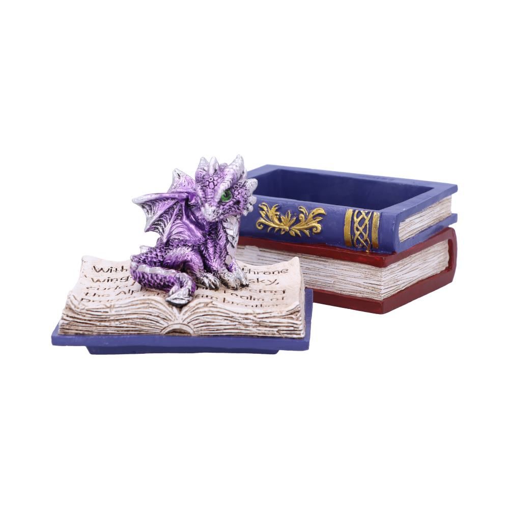 Nemesis Now Purple Dragonling Diaries Dragon Book Box