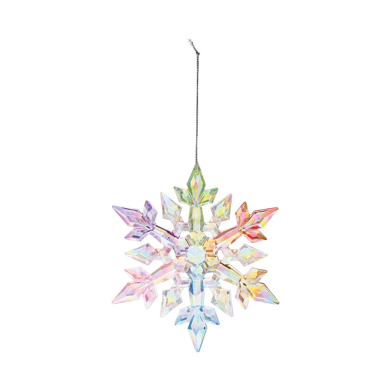 Rainbow Snowflake Hanging Ornament These Rainbow Snowflake Hanging Ornaments are the perfect gift for yourself or a friend. Not only they sparkle and shine on a Christmas Tree, they looks wonderful as an addition to a gift bag or in any home.