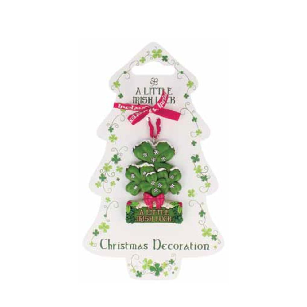 Resin Decorative Sprig of Clover