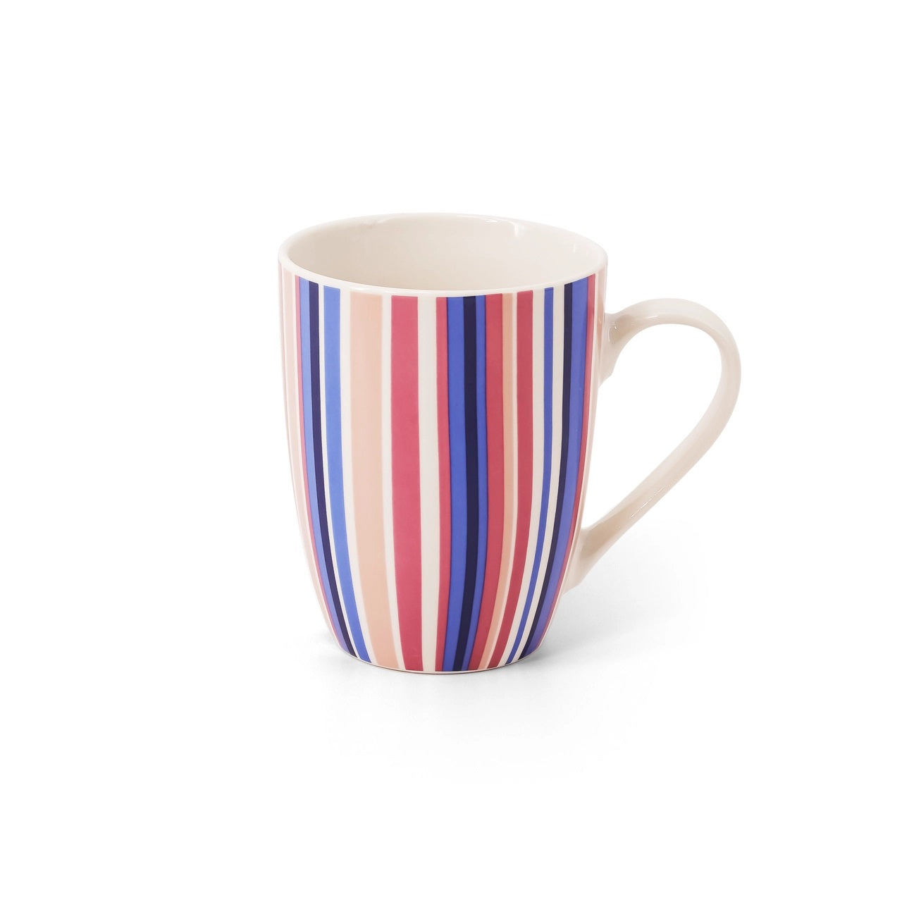 Tipperary Crystal Roman Stripes Vertical Party Pack S/6 Mugs - NEW 2022