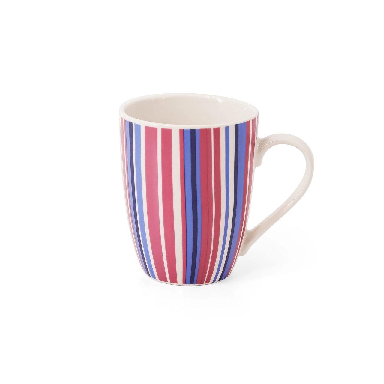 Tipperary Crystal Roman Stripes Vertical Party Pack S/6 Mugs - NEW 2022