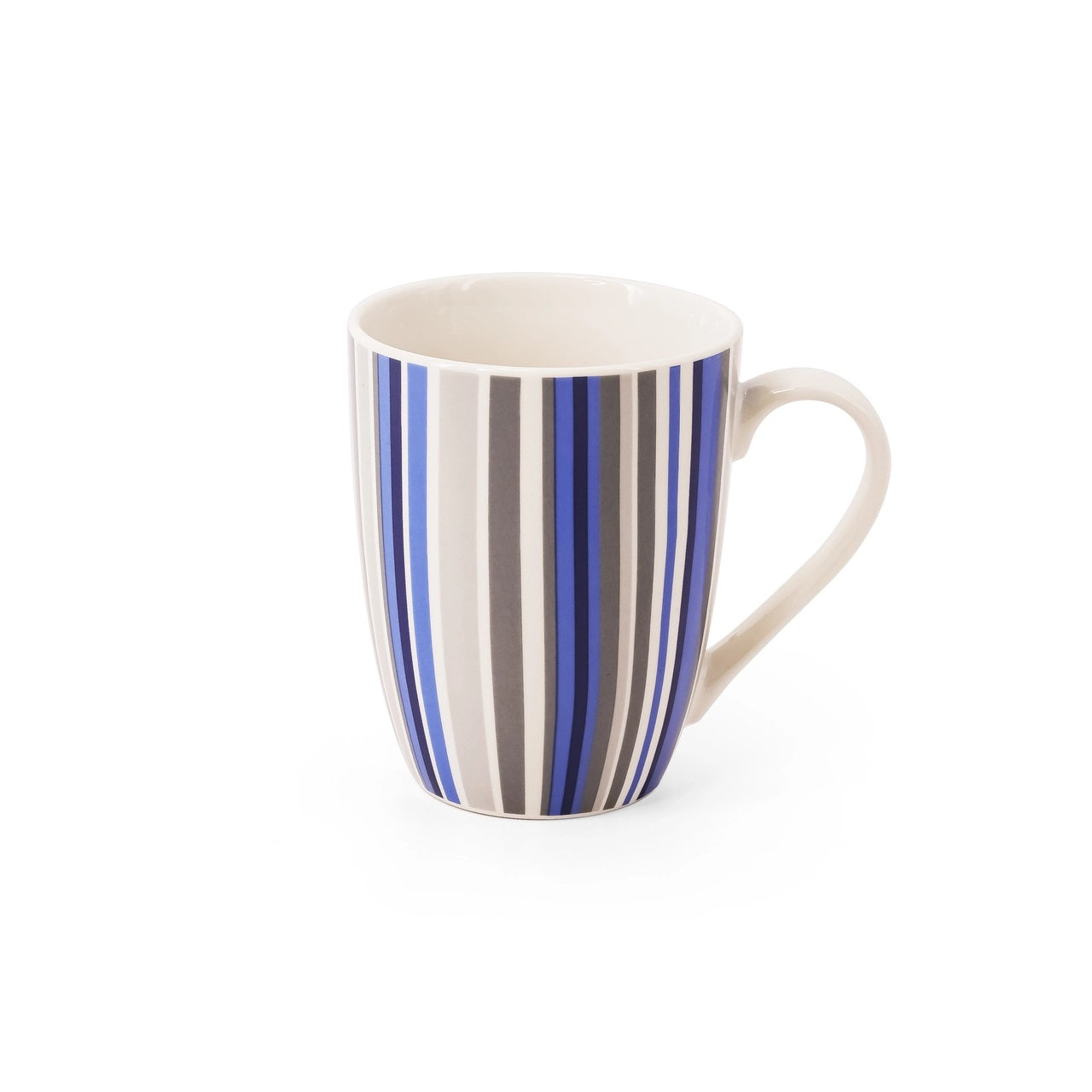 Tipperary Crystal Roman Stripes Vertical Party Pack S/6 Mugs - NEW 2022