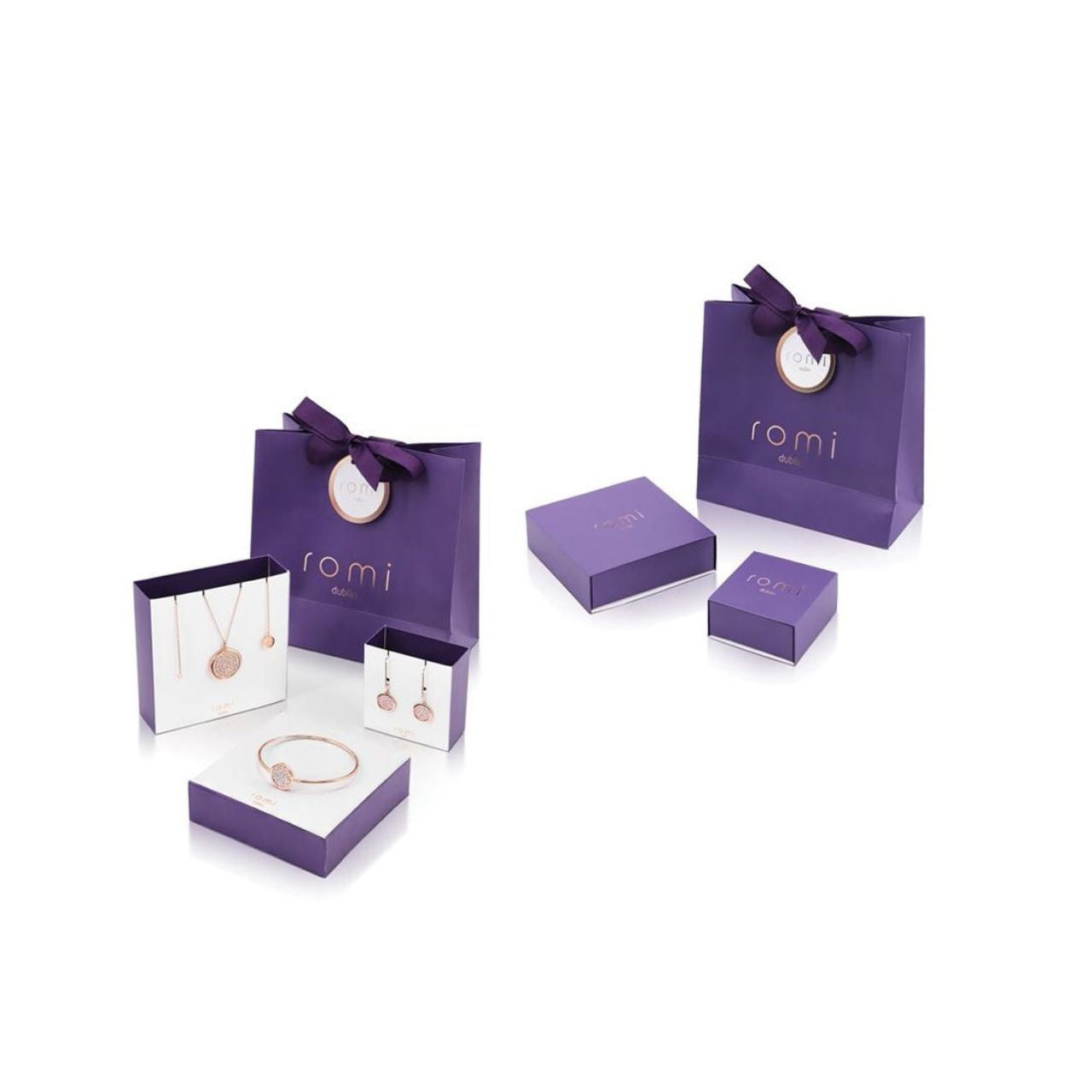 Romi Dublin Rose Gold Circle Necklace Simple and understated this collection has a contemporary and sleek look that will allow you to accessorise with any outfit.