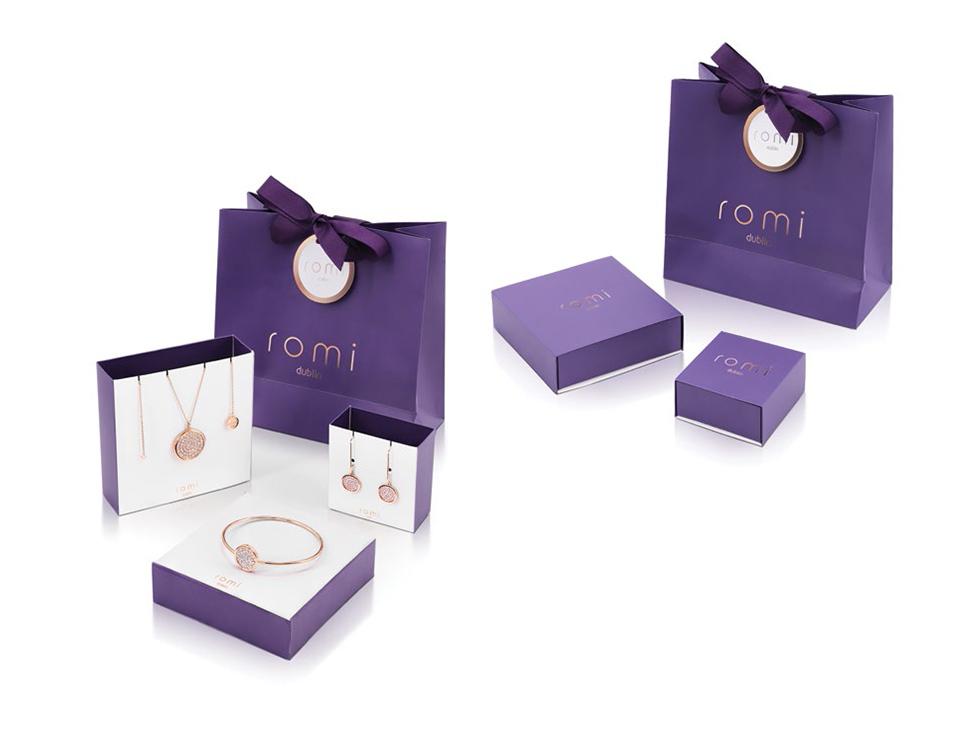 Romi Dublin Rose Gold Purple Stone Bracelet