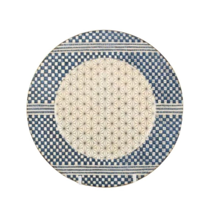 Wedgwood Samurai Accent Salad Desert Plate 8" Wedgwood Samurai china features an intricate patterns that boast a bold and distinctive look in any kitchen or home. Produced for ten years from 1997